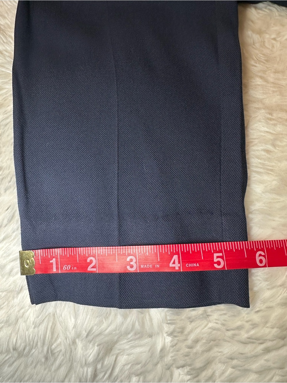 H&M Navy Belted Sleeveless Jumpsuit NWT Size 8 Cropped Tapered Leg - Picture 13 of 16